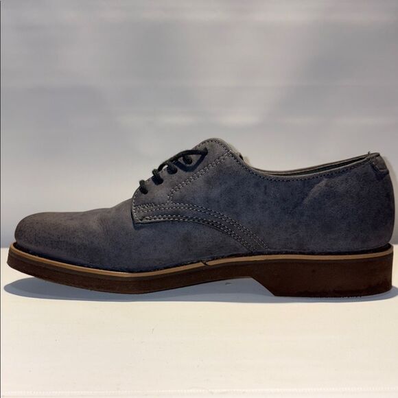 Dexter blue  and Brown Oxfords with Suede Texture - Picture 6 of 9